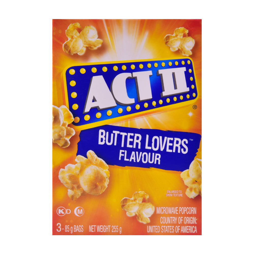 ACT2 POP CORN BUTTER LOVER 255 GM BASIC Default Title - MamasJan Grocery