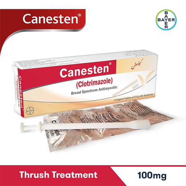 Canesten Vaginal Tablets 100mg (1 Box = 6 Tablets)