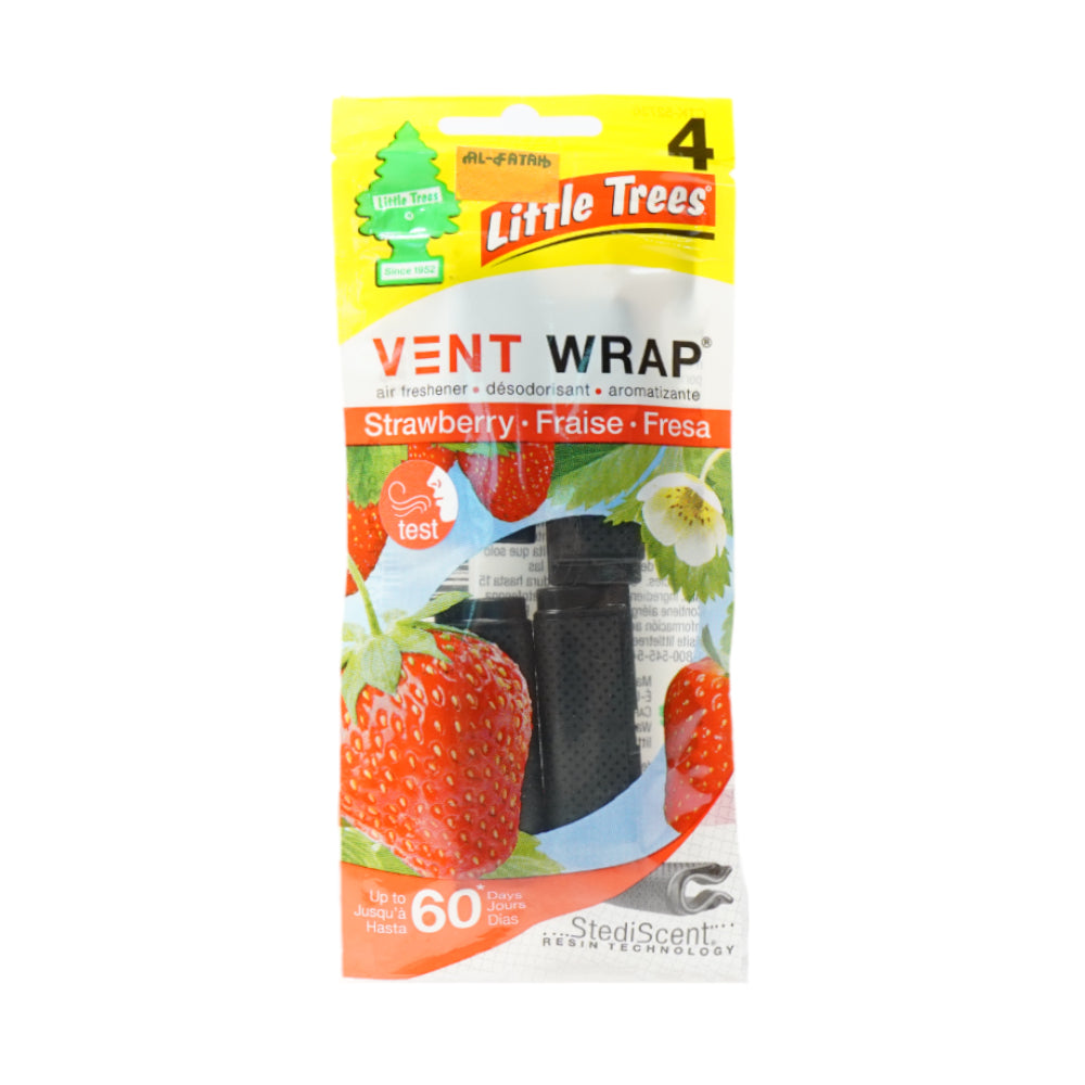LITTLE TREES VENT WRAP STEDI SCENT TECH STRAWBERRY Default Title - MamasJan Grocery Nonfood