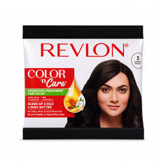 REVLON COLOR SACHET NO 3.0 DARKEST BROWN 20 ML +30 ML Default Title - MamasJan haircare