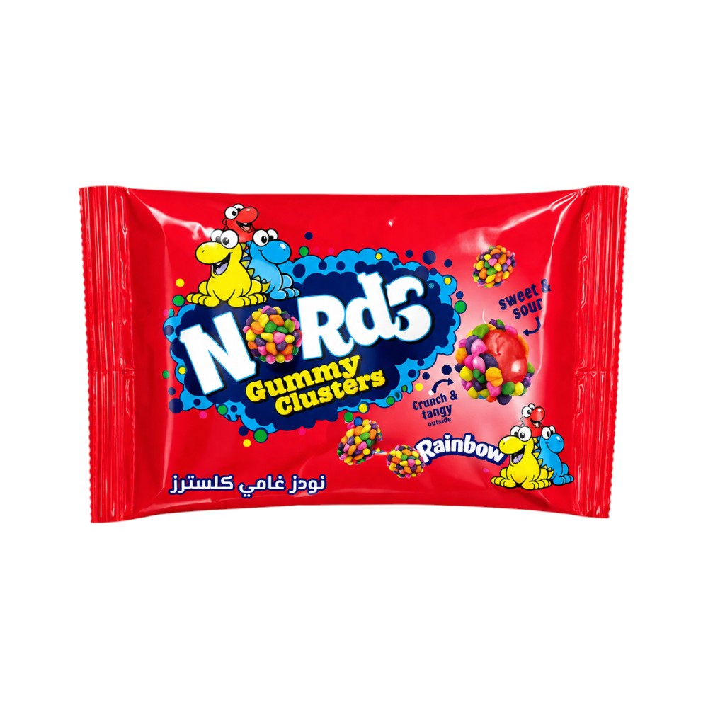 NORDS GUMMY CLUSTER RAINBOW 40 GM Default Title - MamasJan Grocery Food