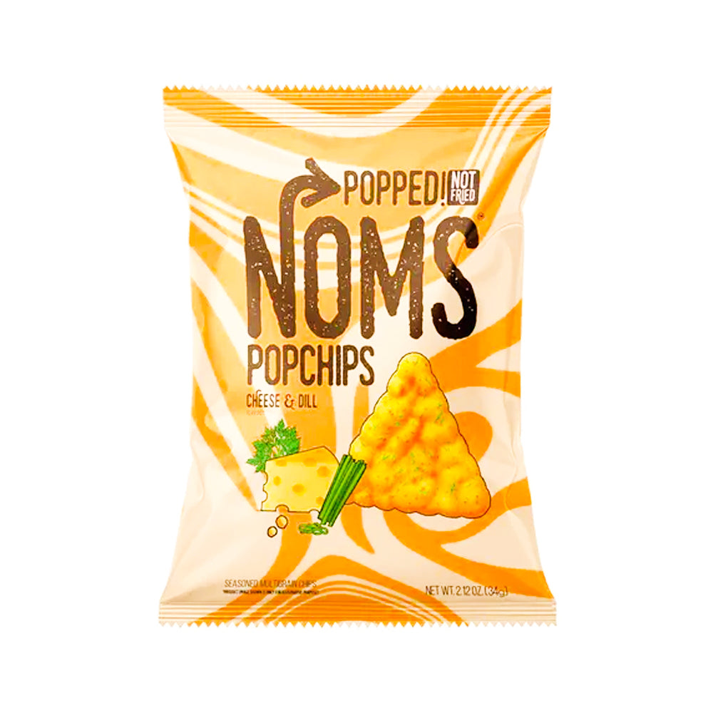 NOMS POP CHIPS CHEESE & DILL 75 GM Default Title - MamasJan Grocery Food