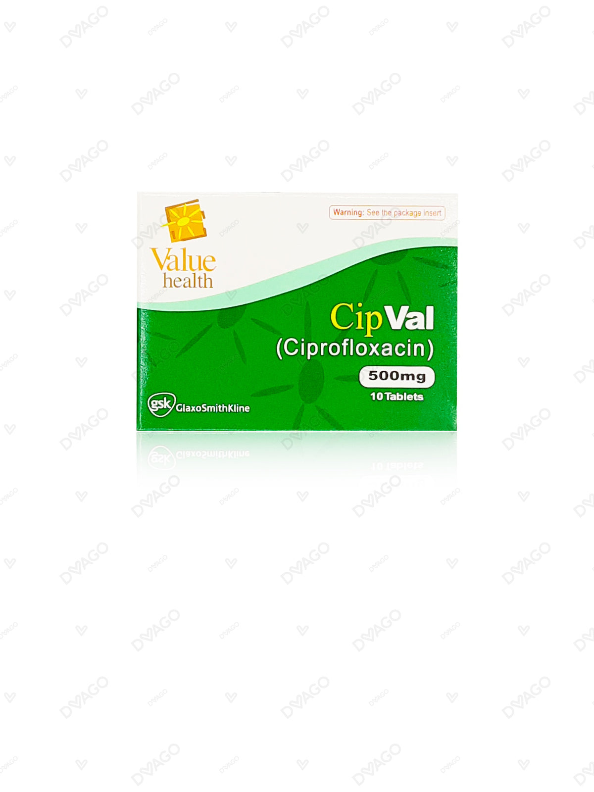 Cipval Tablets 500mg (1 Box = 1 Strip)(1 Strip = 10 Tablets)