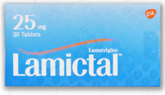 Lamictal Tablets 25mg (1 Box = 2 Strips) (1 Strip = 15 Tablets)