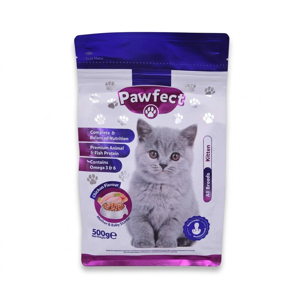 PAWFECT CAT FOOD KITTEN 500 GM Default Title - MamasJan Non Grocery