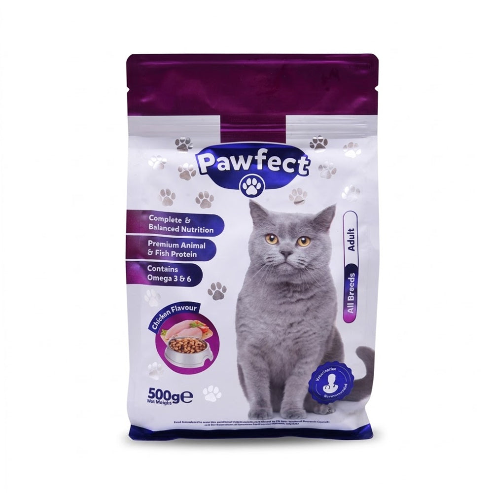 PAWFECT CAT FOOD ADULT 500 GM Default Title - MamasJan Non Grocery