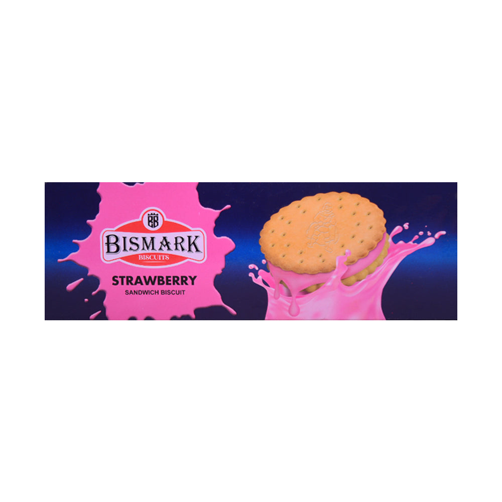 BISMARK BISCUITS STRAWBERRY SANDWICH 93 GM Default Title - MamasJan GroceryFoods