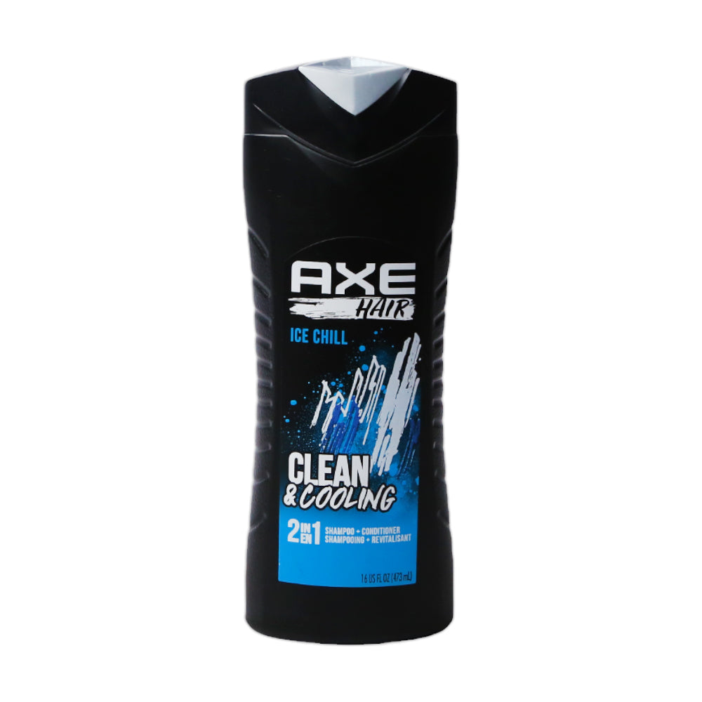 AXE SHAMPOO & CONDITIONER 2IN1 ICE CHILL CLEAN & COOLING 473 Default Title - MamasJan Grocery Nonfood