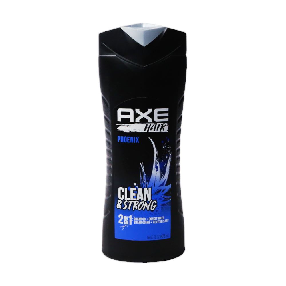 AXE SHAMPOO & CONDITIONER 2IN1 PHOENIX CLEAN & STRONG 473 ML Default Title - MamasJan Grocery Nonfood
