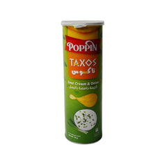 POPPIN CHIPS TAXOS SOUR CREAM & ONION 110 GM Default Title - MamasJan GroceryFoods