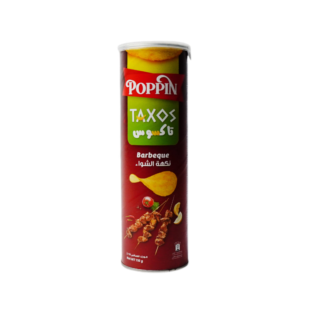 POPPIN CHIPS TAXOS BARBEQUE 110 GM Default Title - MamasJan GroceryFoods
