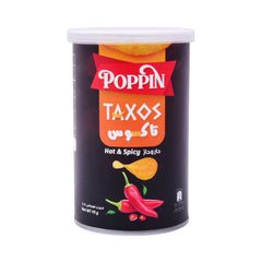 POPPIN CHIPS TAXOS HOT & SPICY 45 GM Default Title - MamasJan GroceryFoods