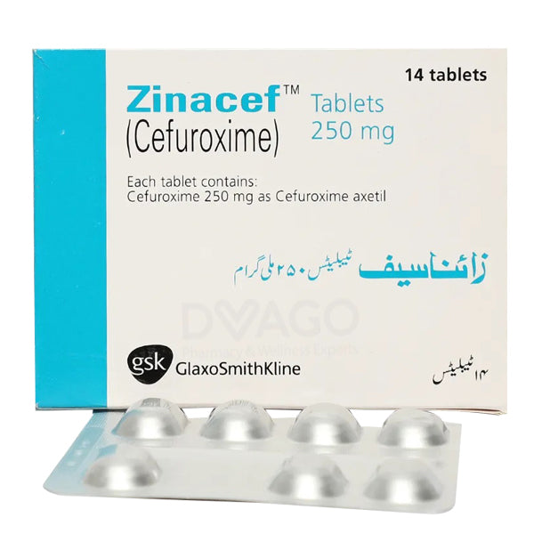 Zinacef Tablets 250mg (1 Strip = 7 Tablets)