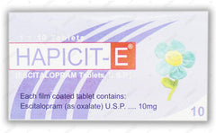Hapicit-E Tablets 10mg (1 Box = 1 Strip)(1 Strip = 10 Tablets)