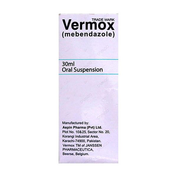 Vermox 30ml Suspension 100mg/5ml