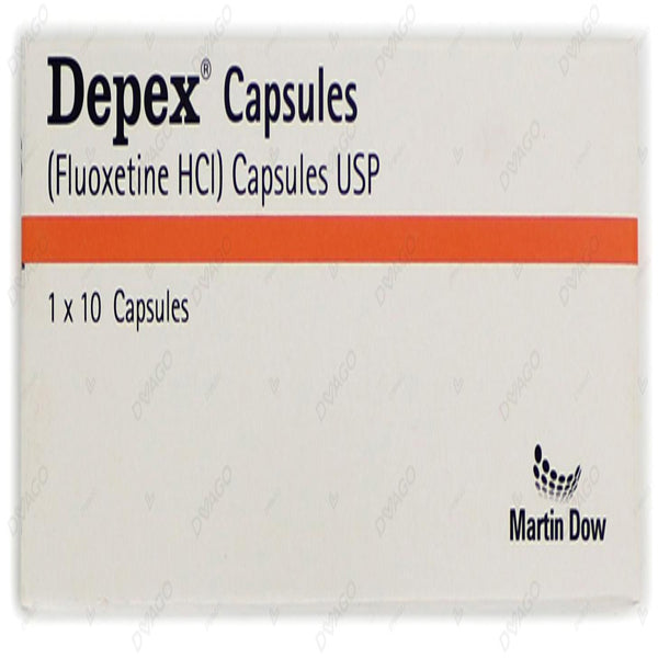 Depex Capsules 20mg (1 Box = 1 Strip)(1 Strip = 10 Capsules)