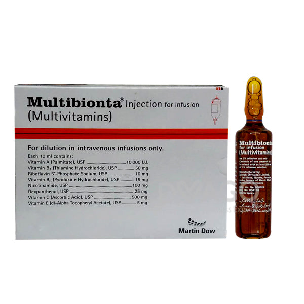 Multibionta Injection 10ml (1 Box = 5 Ampoules)