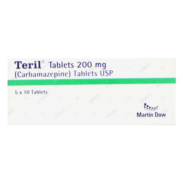 Teril Tablets 200mg (1 Box =  5 Strips) (1 Strip = 10 Tablets)