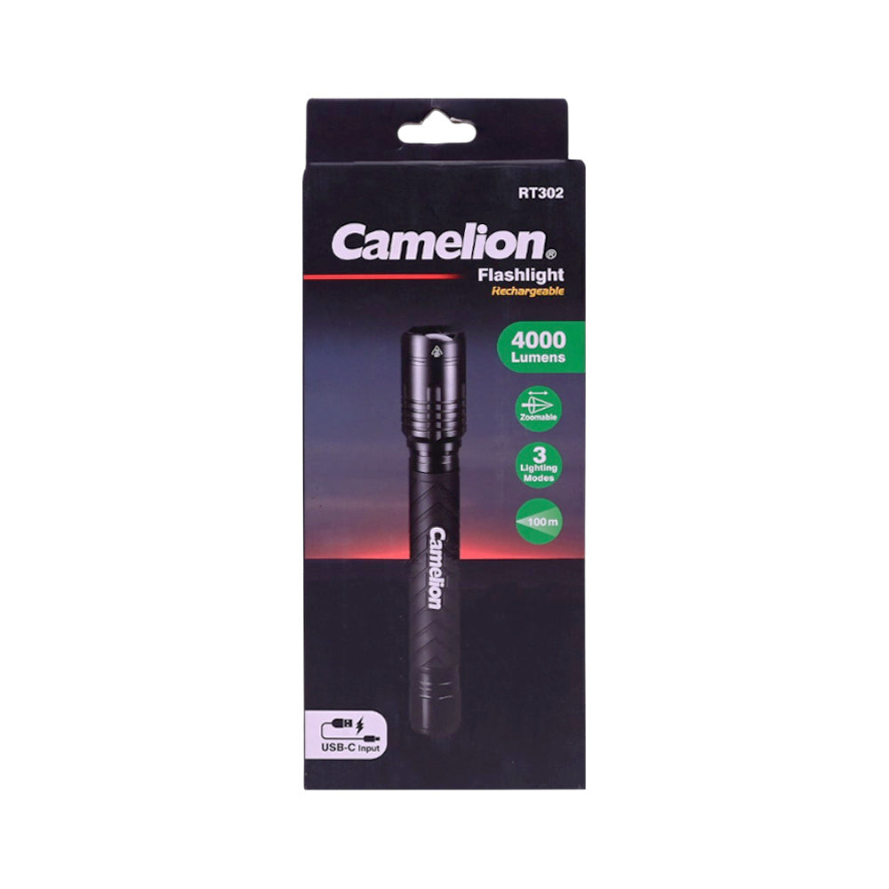 CAMELION FLASH TORCH RECHARGEABLE RT-302-CBH Default Title - MamasJan Grocery Nonfood