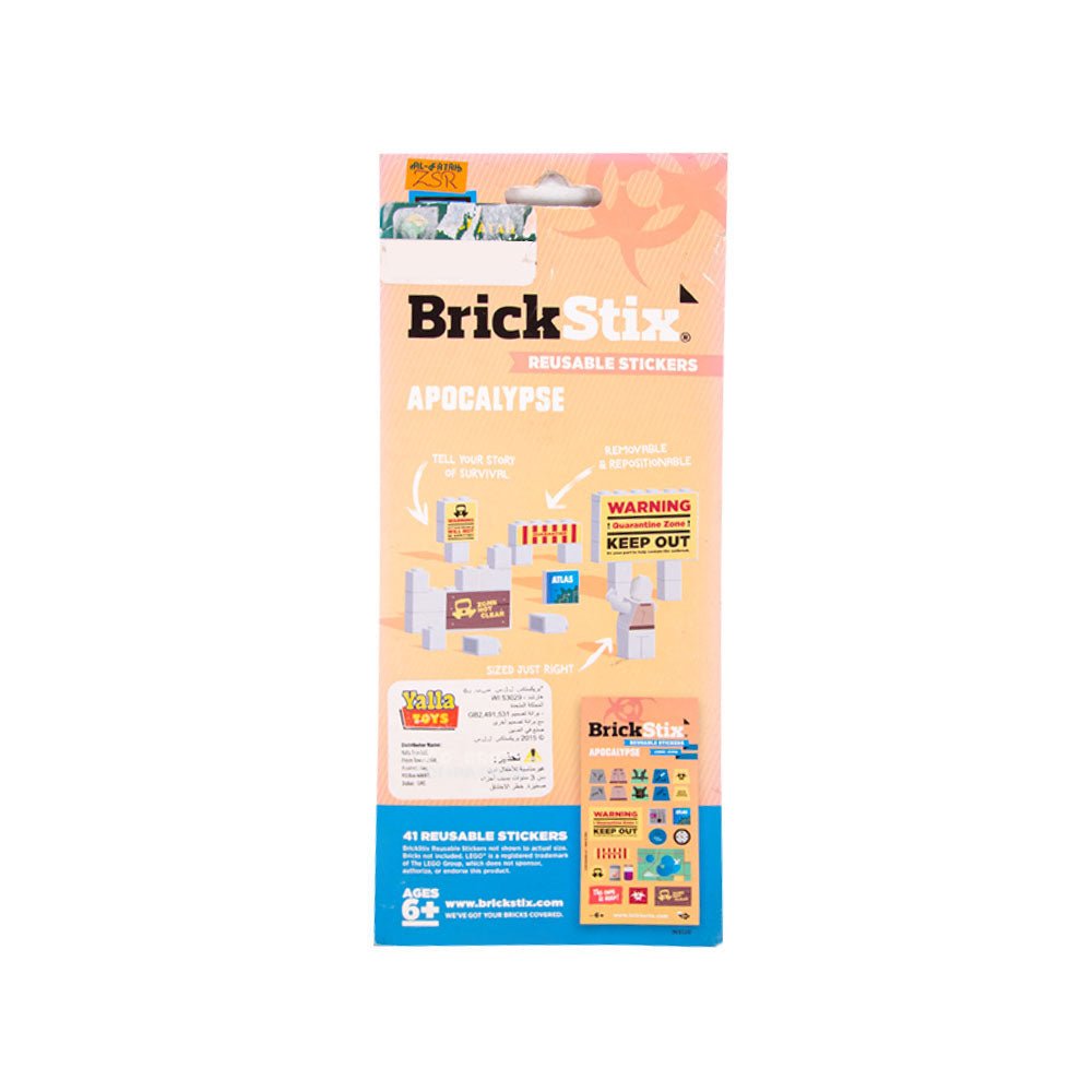 00321 BRICK STICKERS APOCALYPSE BASIC Default Title - MamasJan Toys