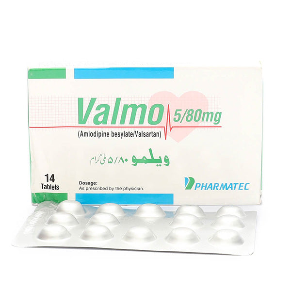 Valmo Tablets 5/80mg (1 Box = 1 Strip)(1 Strip = 14 Tablets)