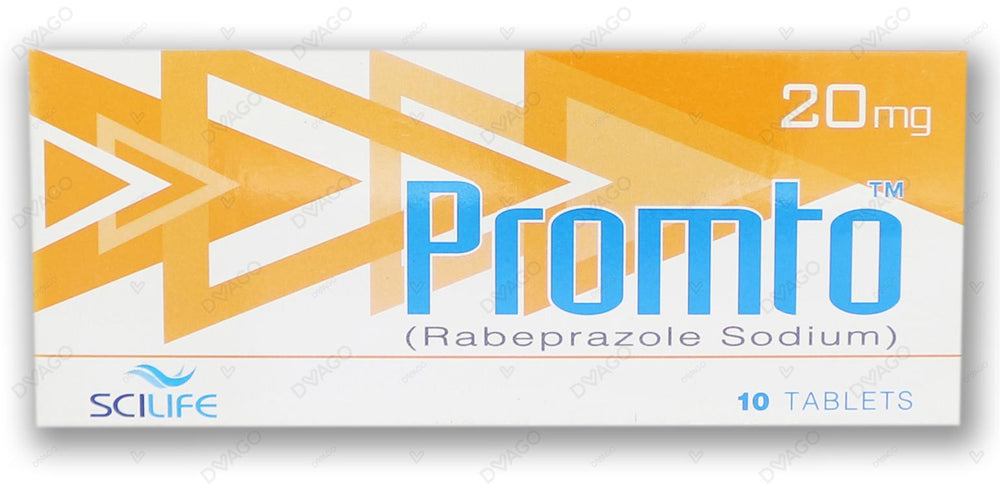Promto Tablets 20mg (1 Box = 1 Strip)(1 Strip = 10 Tablets)