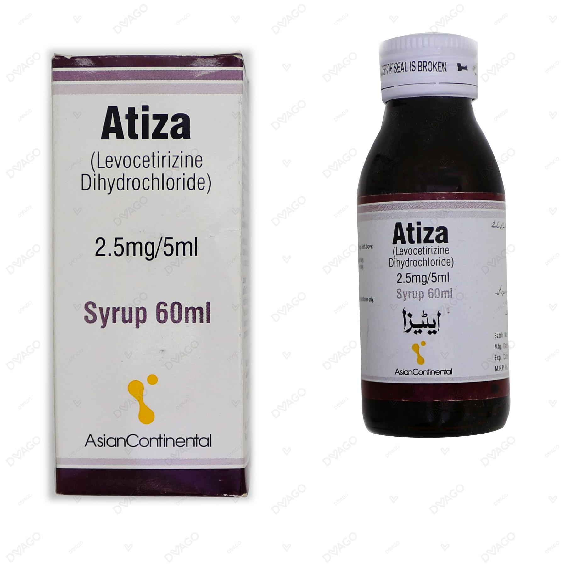 Atiza 60ml Syrup 2.5mg/5ml