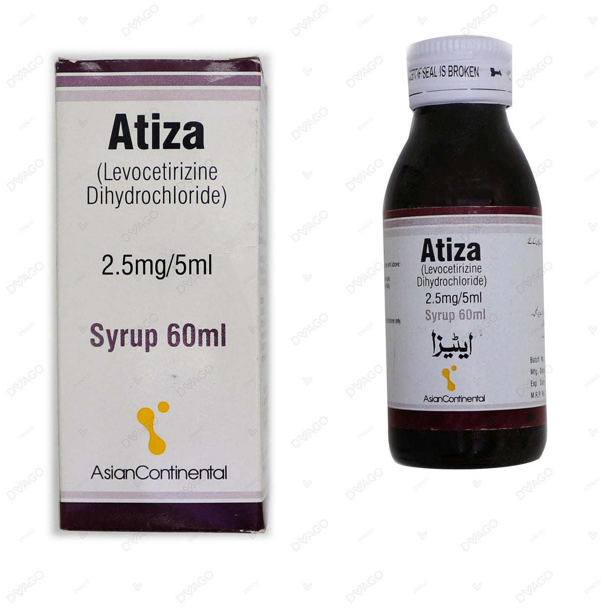 Atiza 60ml Syrup 2.5mg/5ml