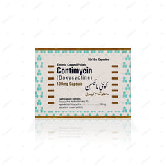 Contimycin Capsules 100mg (1 Strip = 10 Capsules)