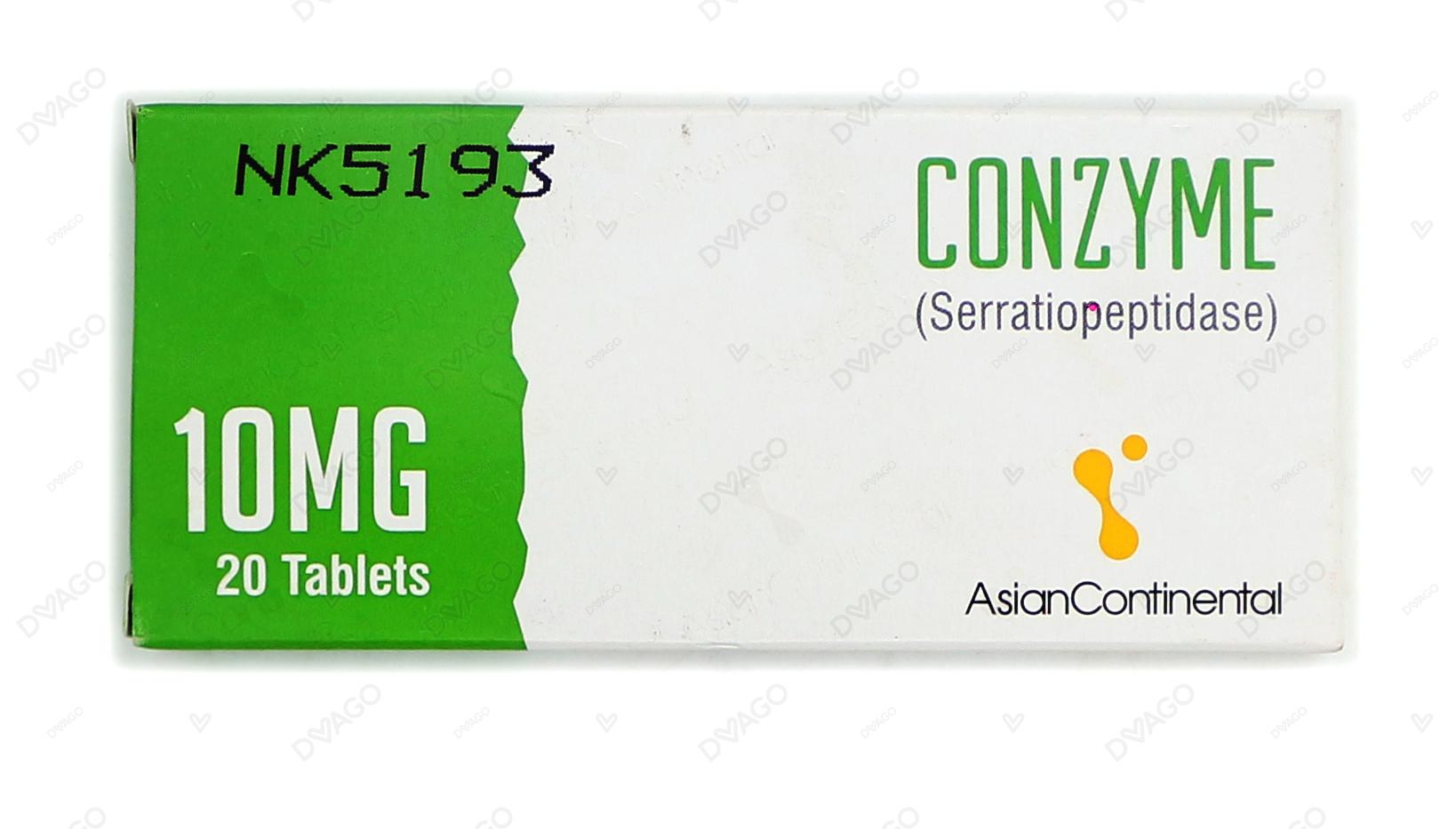 Conzyme Tablets 10mg (1 Strip = 10 Tablets)