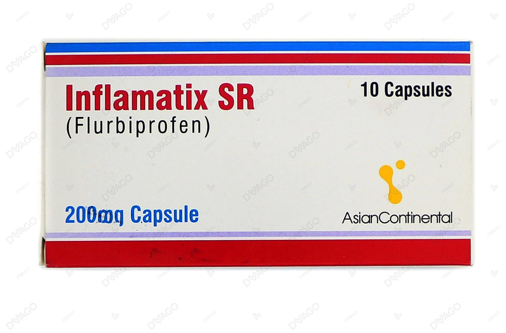 Inflamatix SR Capsules 200mg (1 Box = 1 Strip)(1 Strip = 10 Capsules)