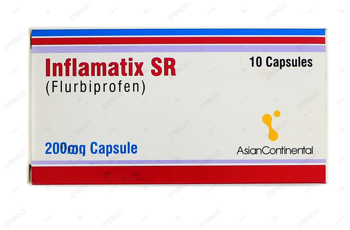 Inflamatix SR Capsules 200mg (1 Box = 1 Strip)(1 Strip = 10 Capsules)