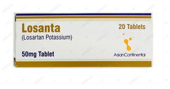 Losanta Tablets 50mg (1 Strip = 10 Tablets)