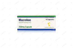 Macrobac Capsules 250mg (1 Box = 1 Strip)(1 Strip = 6 Capsules)