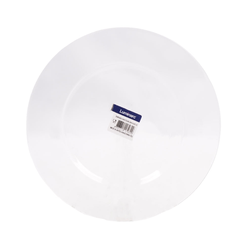 PLATE DINNER LUMINARC L8230 Default Title - MamasJan Crockery