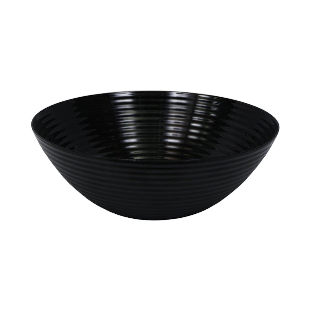 BOWL SALAD LUMINARC HARENA BLACK 21CM L8806 Default Title - MamasJan Crockery