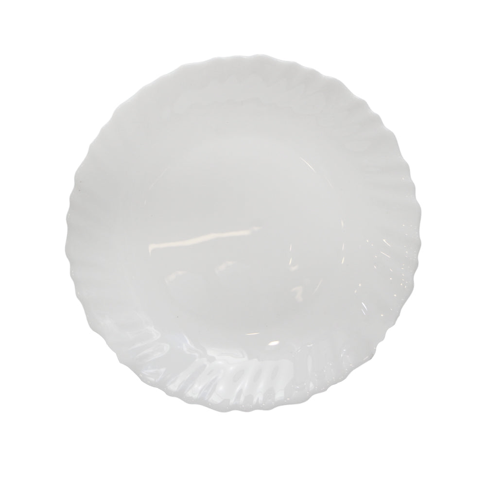 PLATE QUARTER LUMINARC ARCOPAL WHITE Q4512 Default Title - MamasJan Crockery