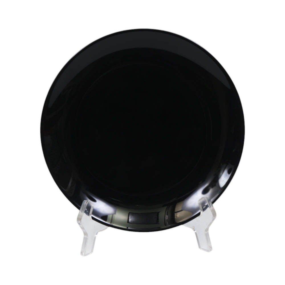 PLATE QUARTER LUMINARC DIWALI BLACK L0789 Default Title - MamasJan Crockery