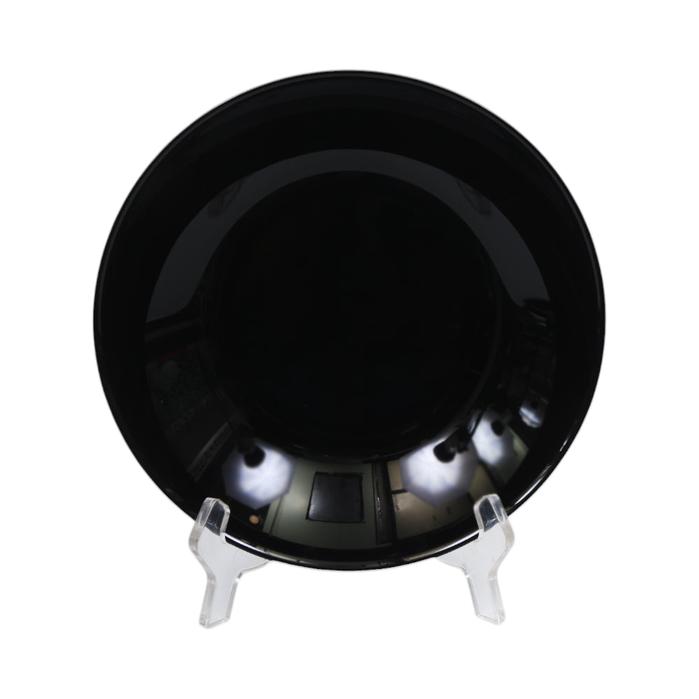 PLATE DEEP LUMINARC DIWALI BLACK L0787 Default Title - MamasJan Crockery