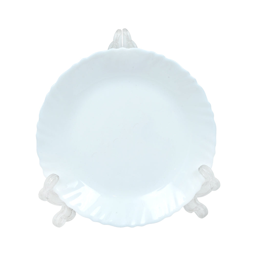 PLATE QUARTER LUMINARC FESTON PLAIN P4468 Default Title - MamasJan Crockery