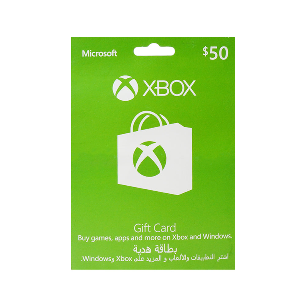 X BOX 50 $ CARD U.S.A Default Title - MamasJan Toys