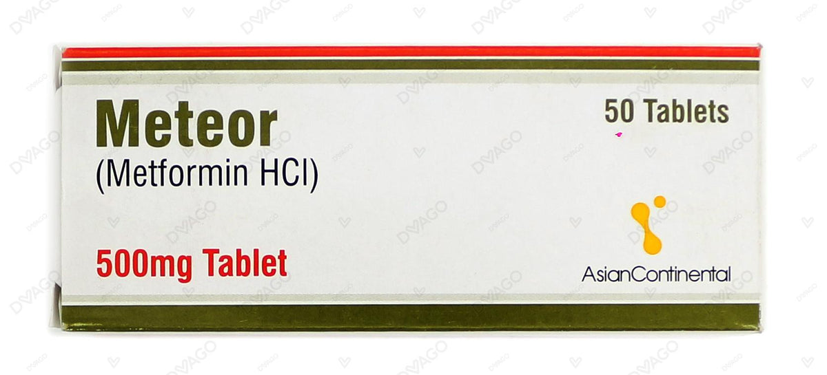 Meteor Tablets 500mg (1 Strip = 10 Tablets)