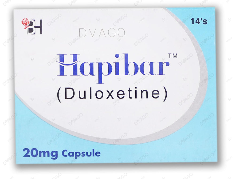 Hapibar Capsules 20mg (1 Box = 1 Strip)(1 Strip = 14 Capsules)