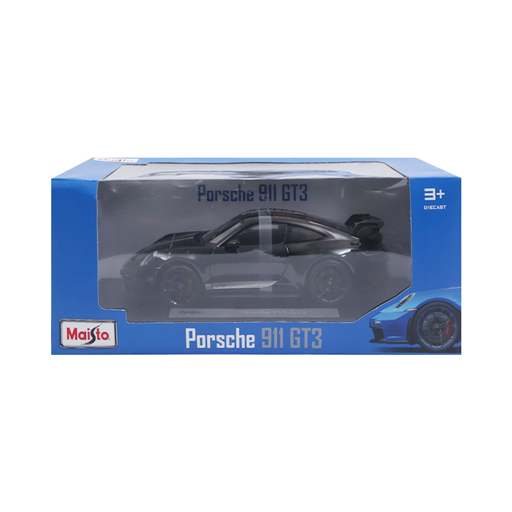 36458BK PORSCHE 911 GT3 BLACK Default Title - MamasJan Toys