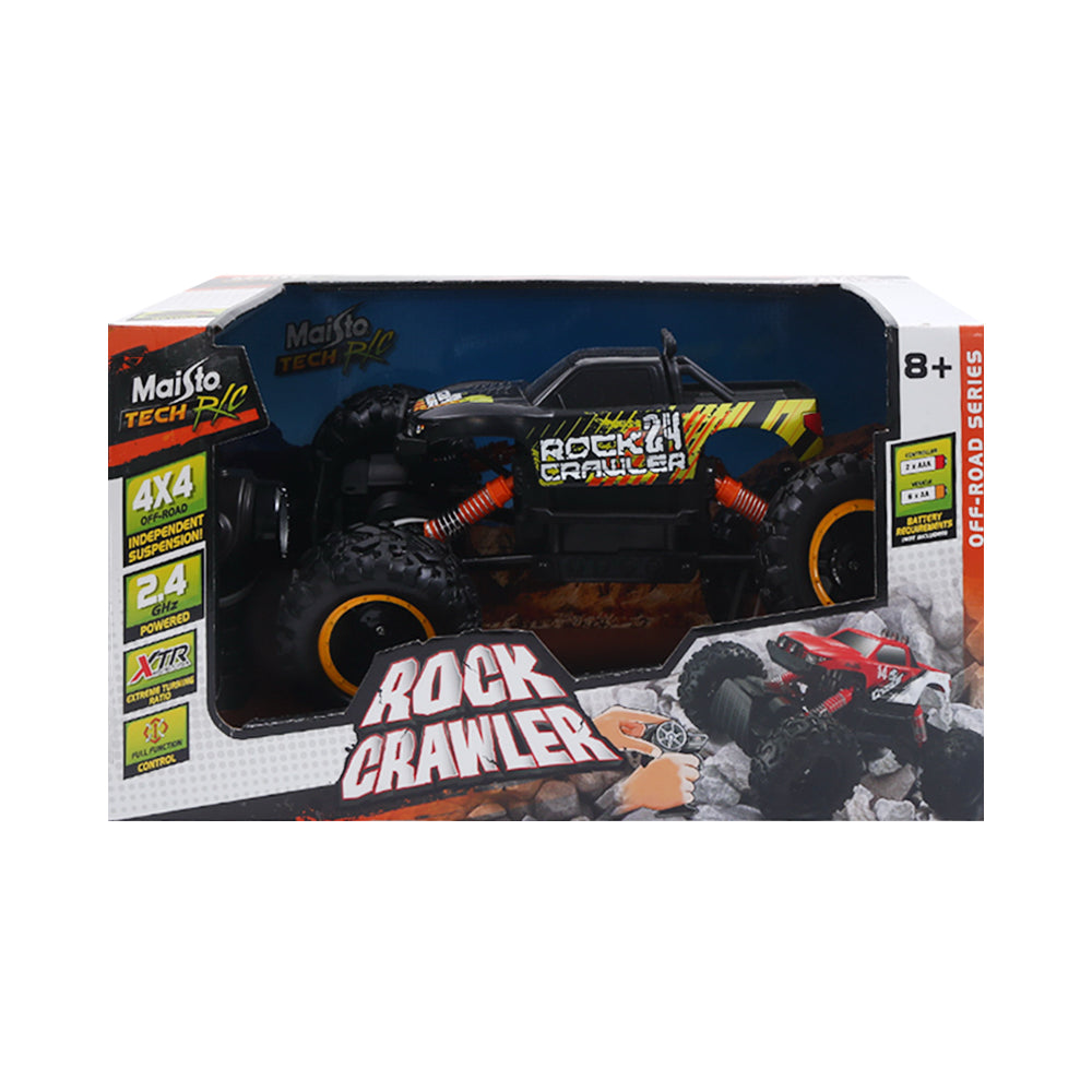 82746BK MAISTO RC ROCK CRAWLER BLACK Default Title - MamasJan Toys