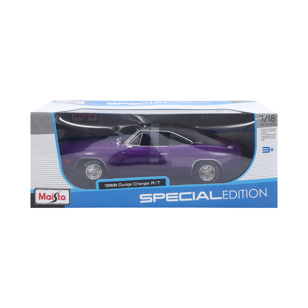 31387PL DODGE CHARGER RT PURPLE Default Title - MamasJan Toys