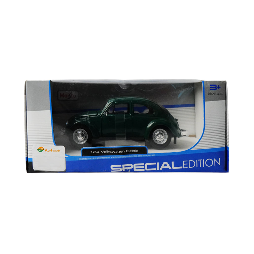 31926 MAISTO DIE CAST VOLKSWAGEN BEETLE CAR GREEN Default Title - MamasJan Toys