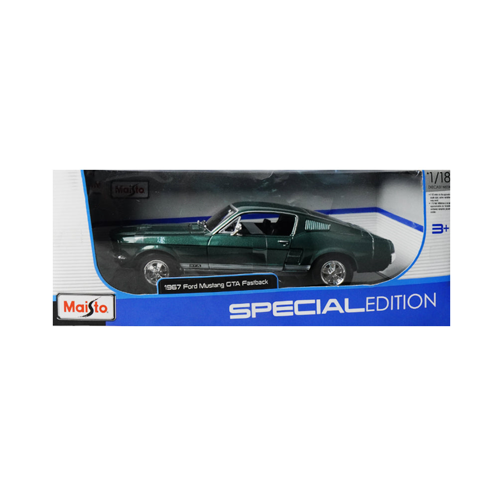 31166GN FORD MUSTANG GTA GREEN Default Title - MamasJan Toys