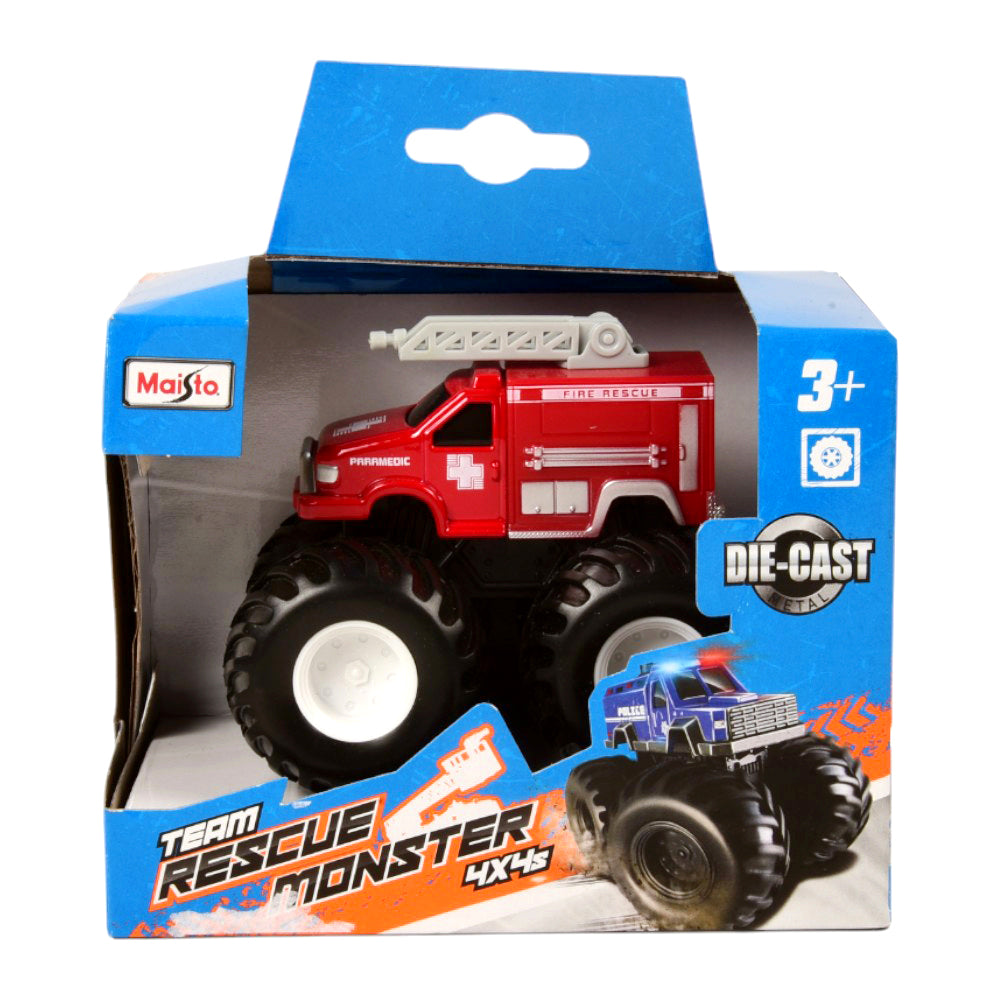 11385 MAISTO RESCUE MONSTER TRUCK Default Title - MamasJan Toys