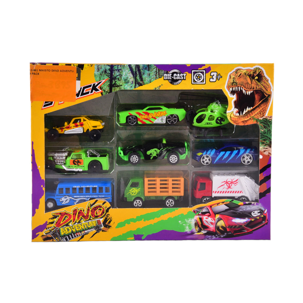 11461 MAISTO DINO ADVENTURE 9 PACK Default Title - MamasJan Toys
